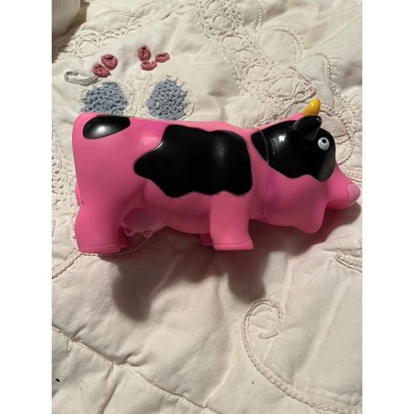 AniMolds“Hear Me Moo” Squishy Pink Cow - Picture 2 of 8